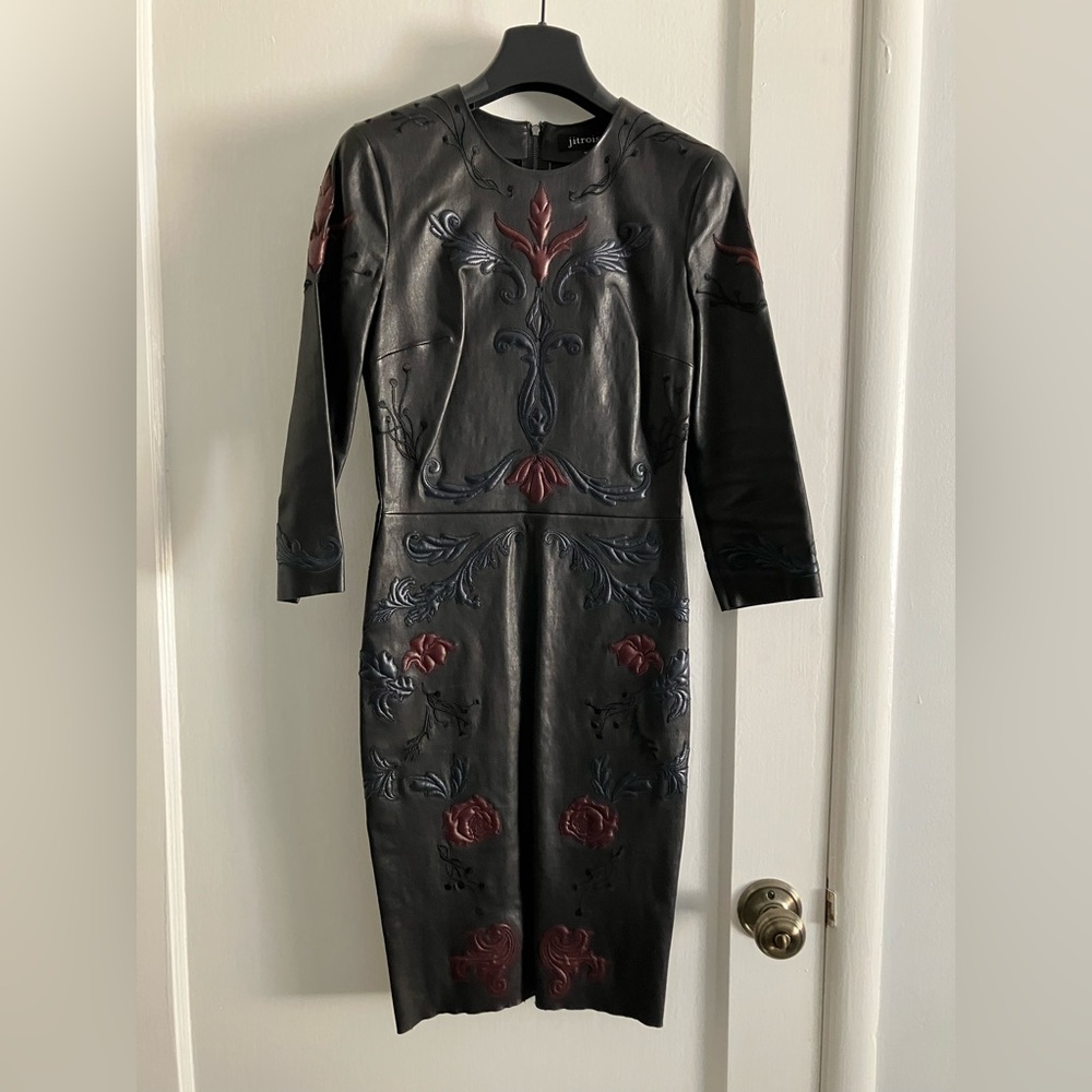 RARE Jitrois Leather Dress